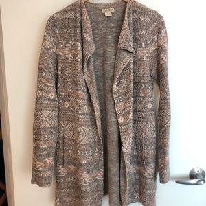 Lucky Brand Long Sweater (w/ pockets!)